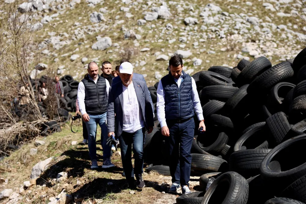 Akcija uklanjanja otpadnih guma u Parku prirode Orjen