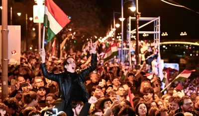 Proslava na ulicama Budimpe&scaron;te zbog pada Viktora Orbana