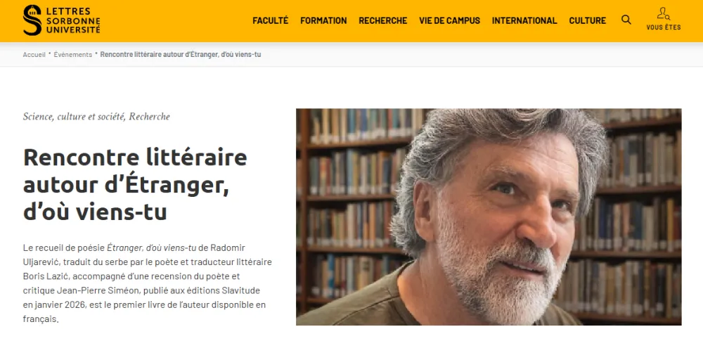 Poezija između metafizičkih vizija, istorijskog pamćenja i savremene pobune