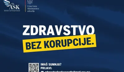 MZ: Kampanja "Zdravstvo bez korupcije", obezbijedićemo građanima jasne i dostupne kanale za prijavu