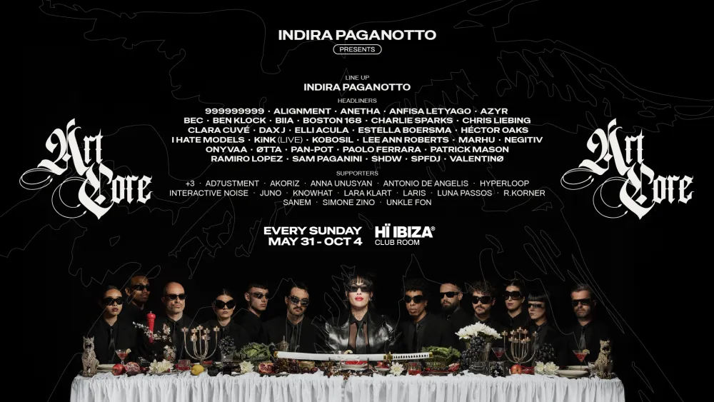 ARTOCRE HI IBIZA LINEUP