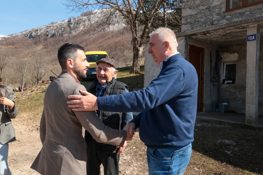 Danijel Živković u radnoj posjeti Plužinama