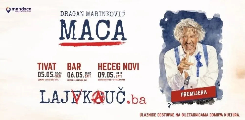 Maca kreće na turneju