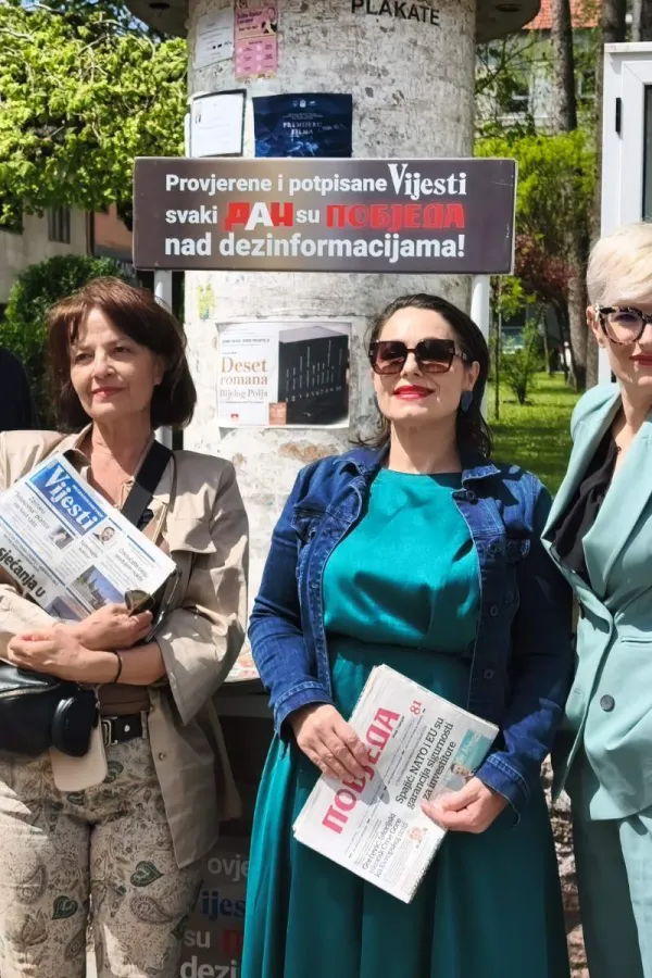 (FOTO) Prelević: Borimo se za status &scaron;tampanih medija u Crnoj Gori