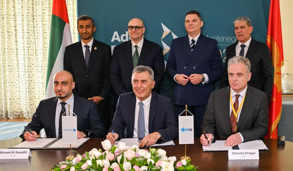 EPCG i Masdar osnivaju zajedničko preduzeće u cilju unapređenja energetske sigurnosti