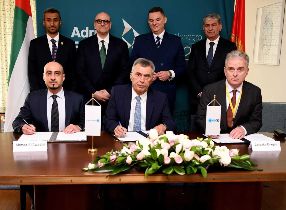 EPCG i Masdar osnivaju zajedničko preduzeće u cilju unapređenja energetske sigurnosti