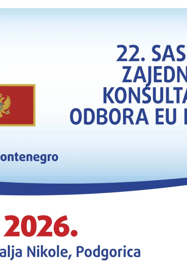 Sjutra sastanak konsultativnog odbora između EU i Crne Gore