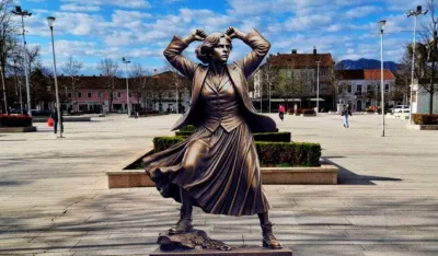 Idejno re&scaron;enje - spomenik Joki Baletić