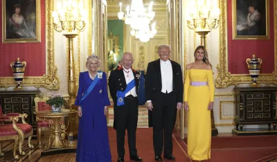 Predsjednik Tramp, prva dama Melanija sa kraljem i kraljicom Engleske, Čarlsom i Kamilom 