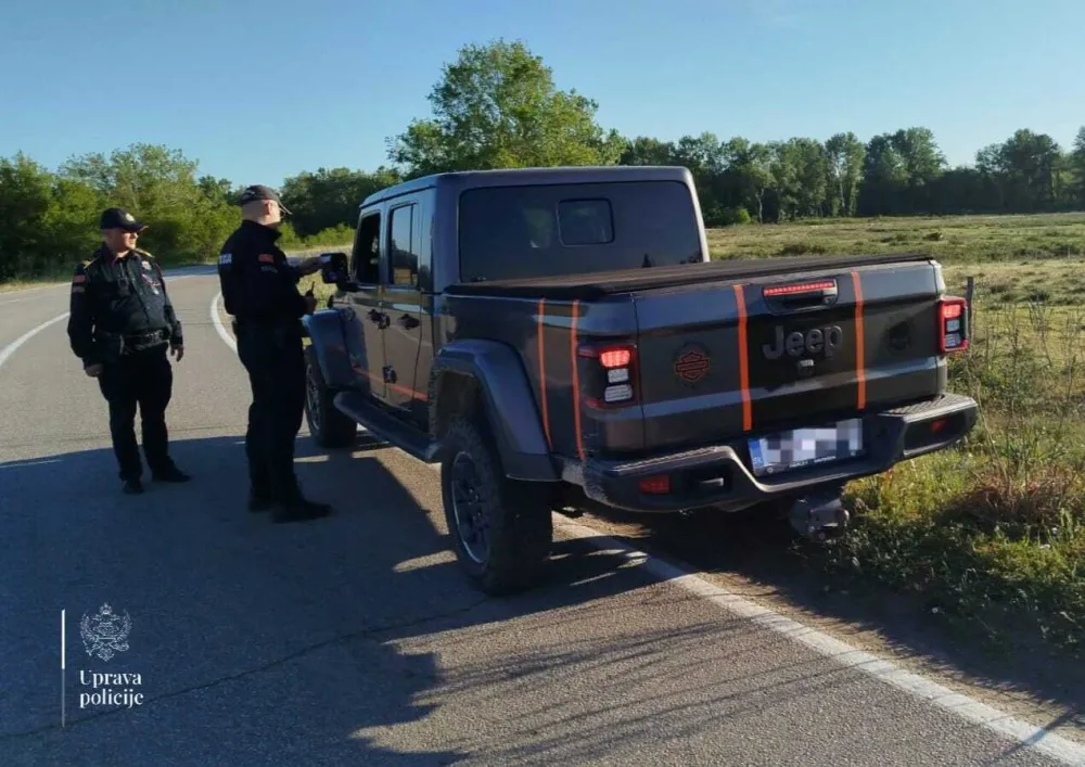 policijske kontrole u Ulcinju