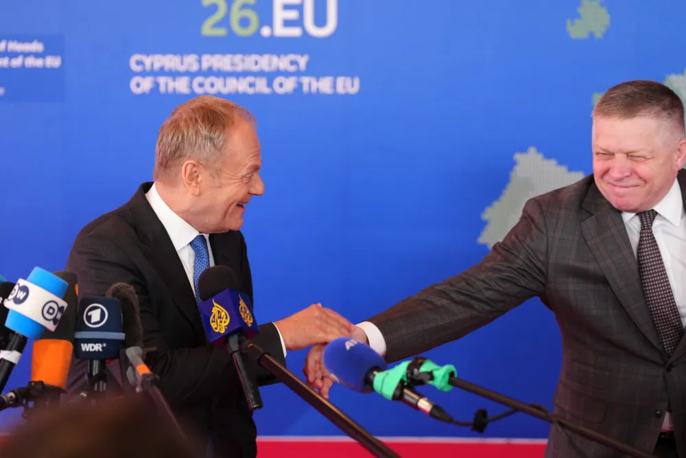 Robert Fico i Donald Tusk 