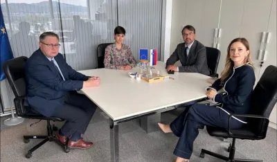  Vatroslav Belan i Amina Cikotić u sjedi&scaron;tu najveće partije u Sloveniji, Pokret Sloboda