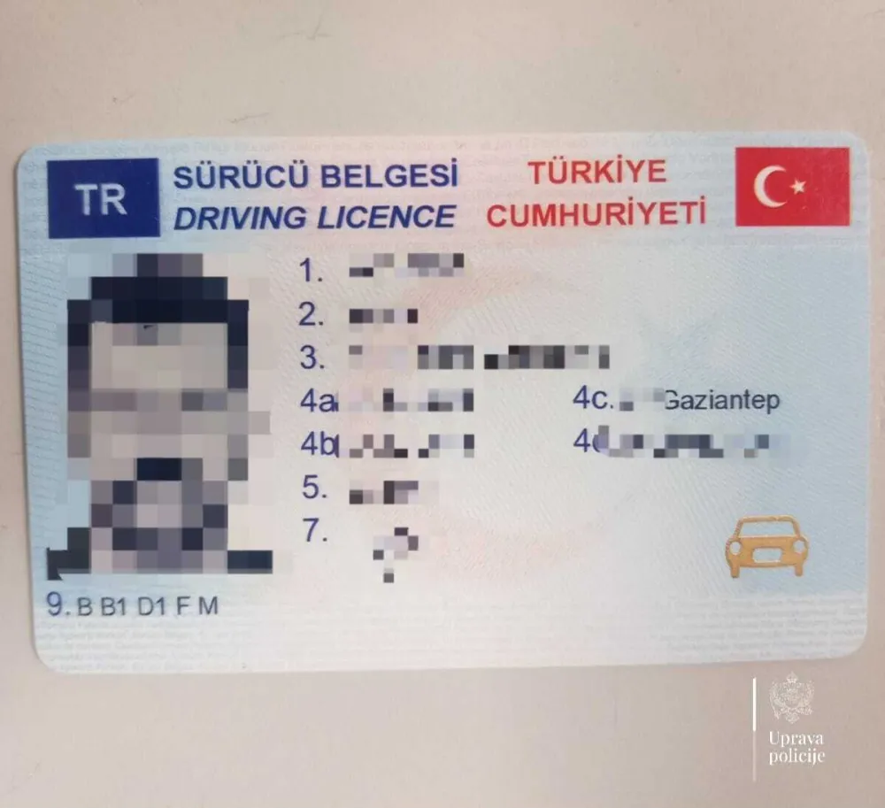 Granična policija uhapsila državljanina Turske zbog falsifikovane vozačke dozvole