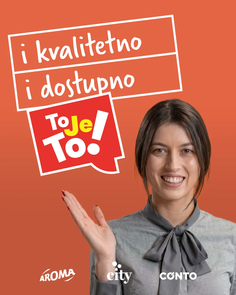 Aroma, City i Conto trgovine predstavljaju "To je to" - program koji kupcima olak&scaron;ava svakodnevnu kupovinu 