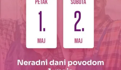 Neradni dani za 1. maj
