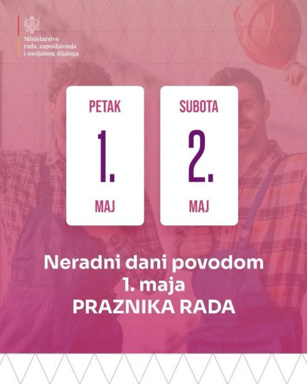 Neradni dani za 1. maj