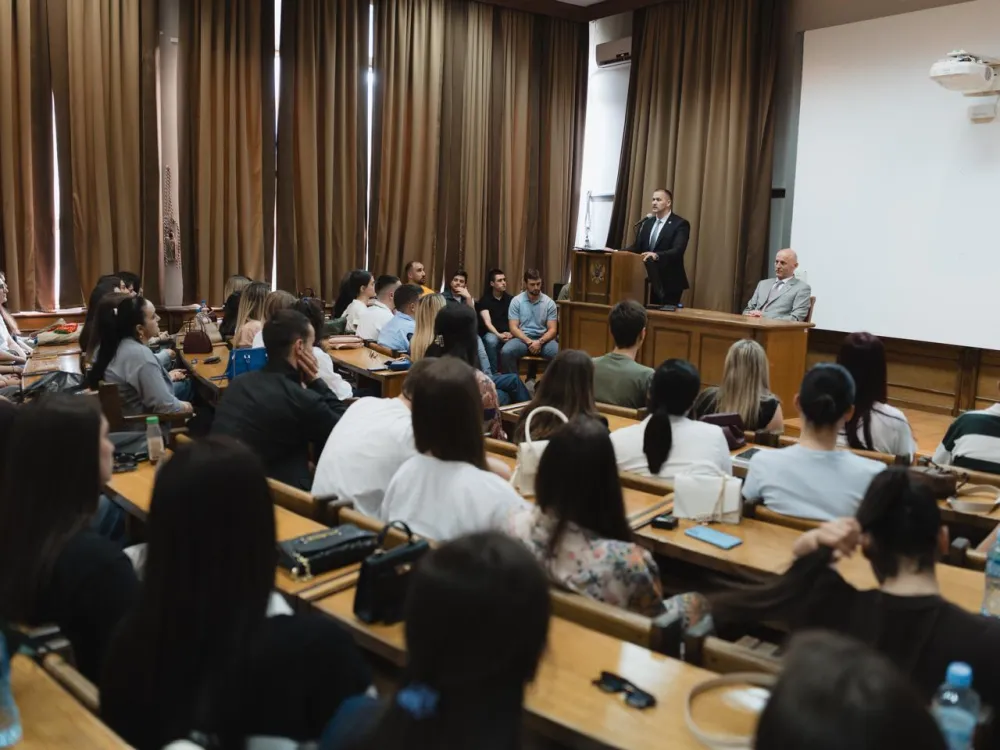 &Scaron;ćepanović održao predavanje studentima UCG