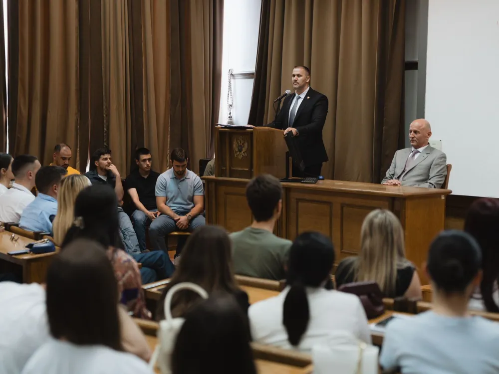 &Scaron;ćepanović održao predavanje studentima UCG