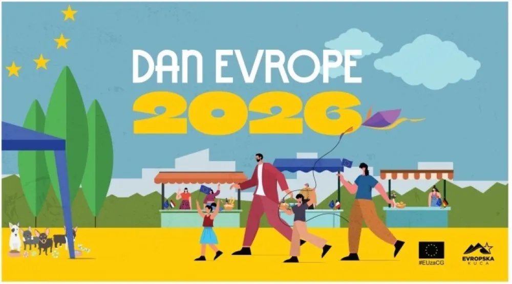 Proslava Dana Evrope &scaron;irom Crne Gore tokom maja