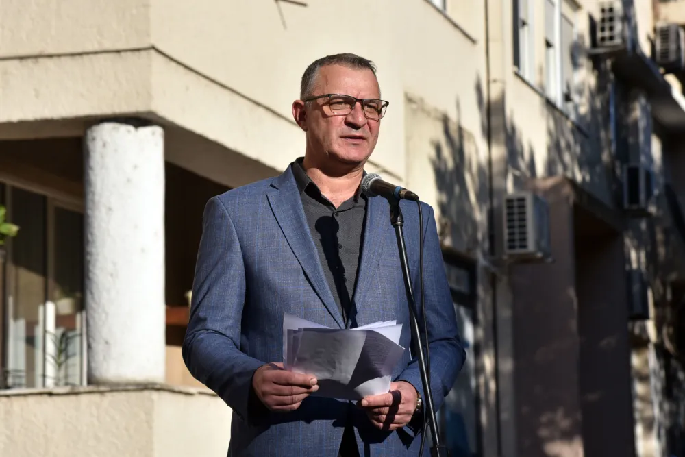 Nenad Rakocevic, Sindikat uprave i pravosudja Crne Gore protest