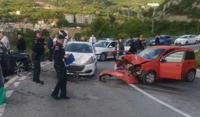 Sudar na putu Budva - Cetinje