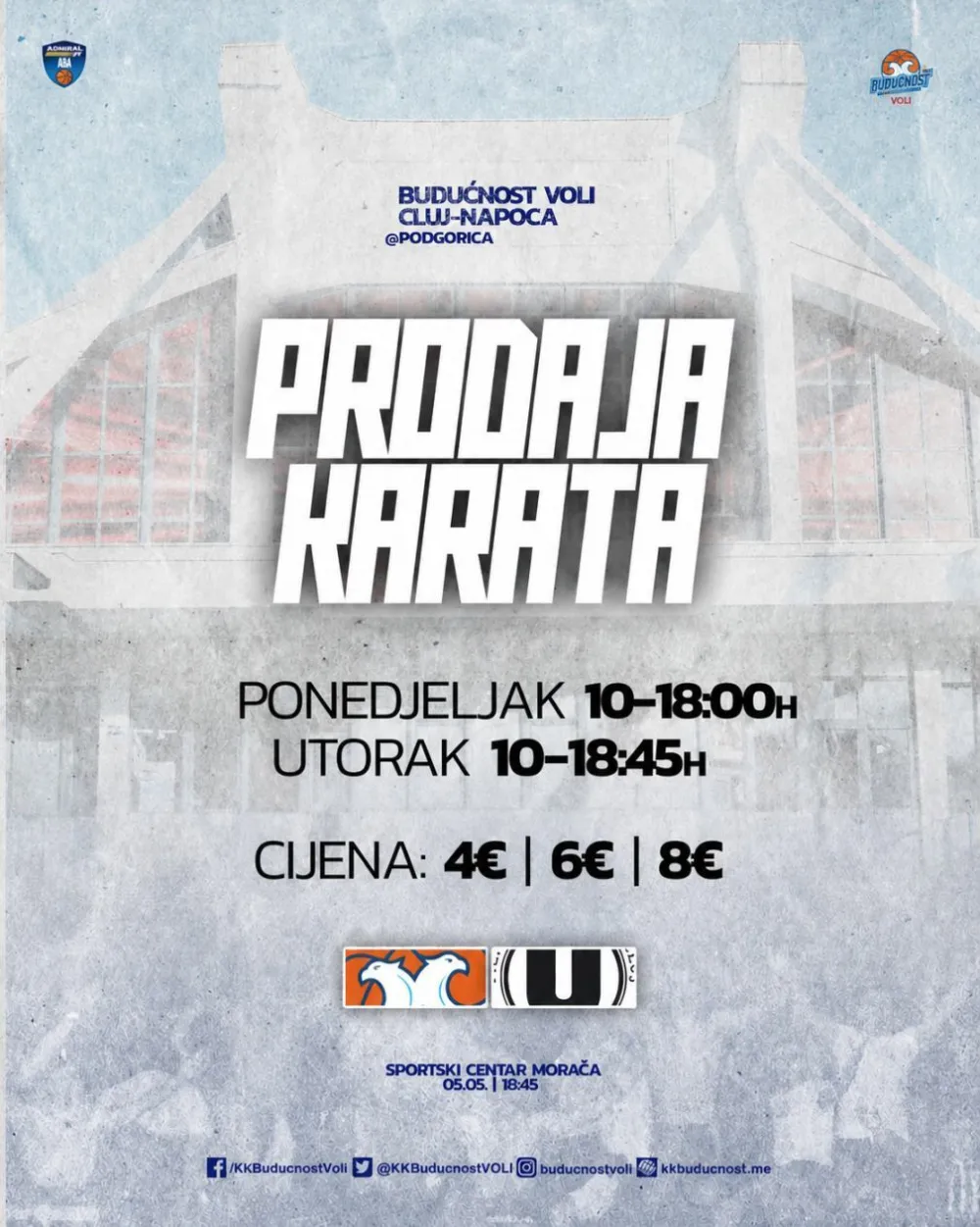 Budućnost Voli protiv Kluža