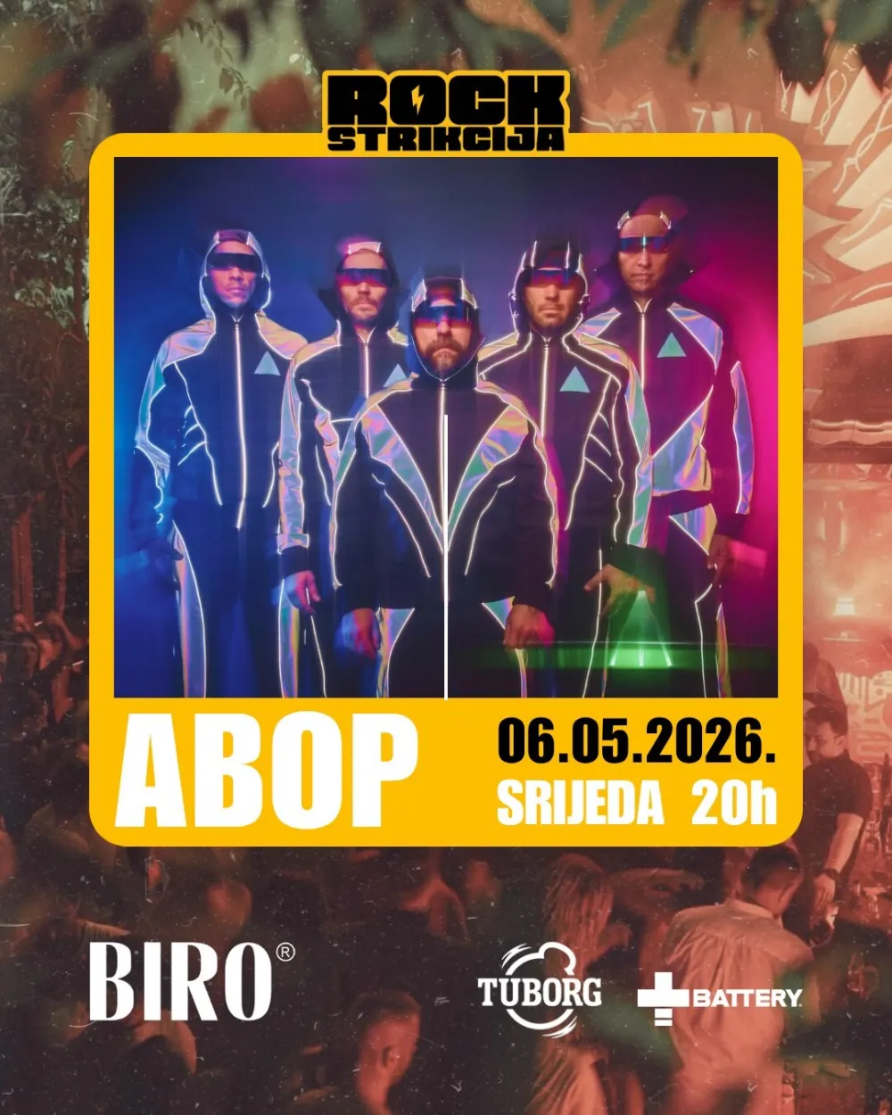 Klub Biro i&nbsp;festival Rockstrikcija&nbsp;spremaju spektakl: Bend&nbsp;ABOP dolazi u Podgoricu