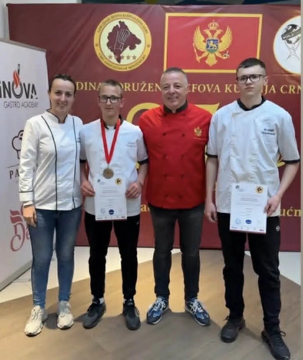 Uspjeh đaka SM&Scaron; "Golubovci": Medalje za Vasilija i Blaža