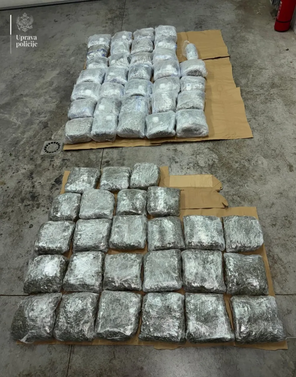 (FOTO) Granična policija spriječila &scaron;verc 63 kilograma marihuane