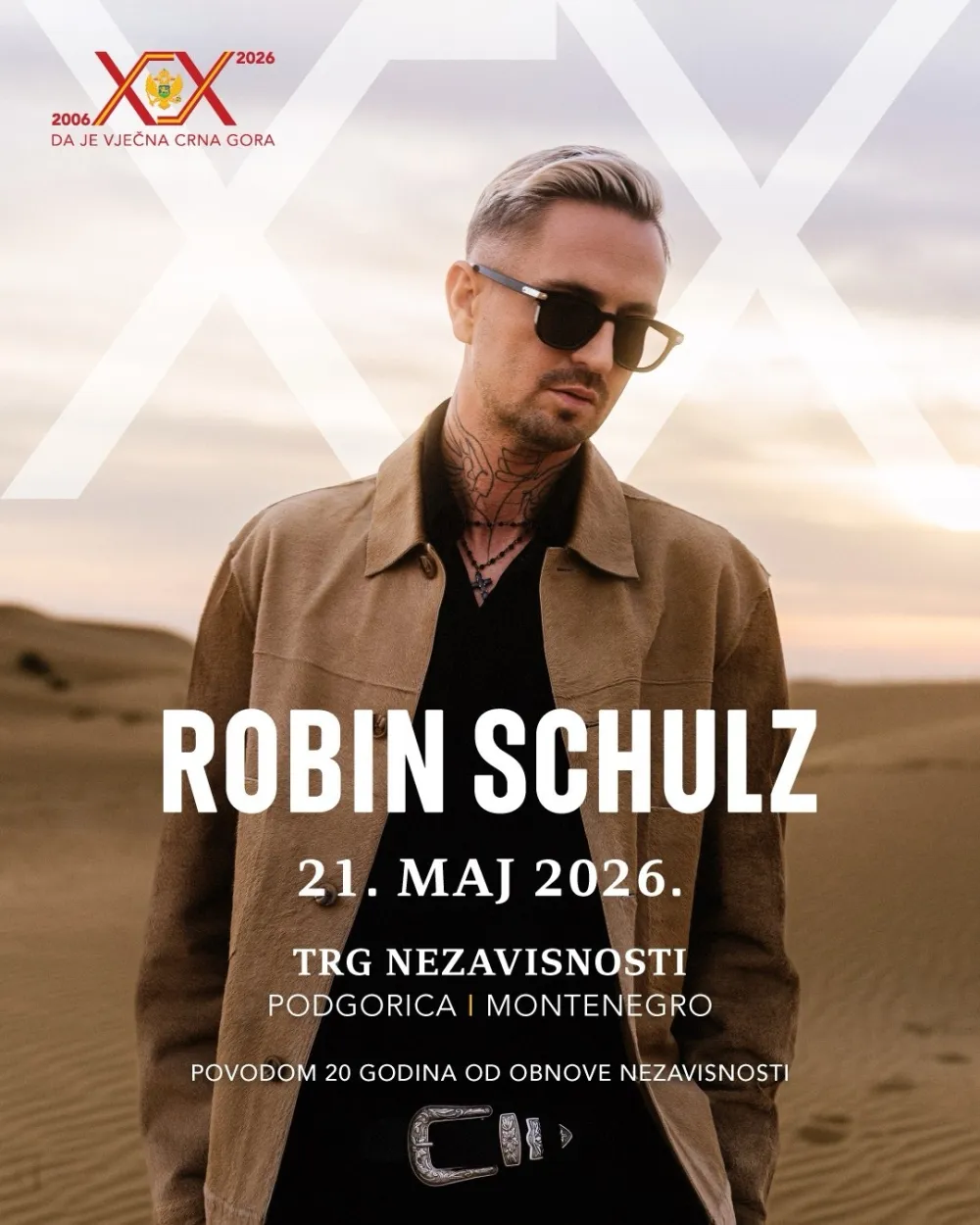 Robin &Scaron;ulc 21. maja na Trgu nezavisnosti