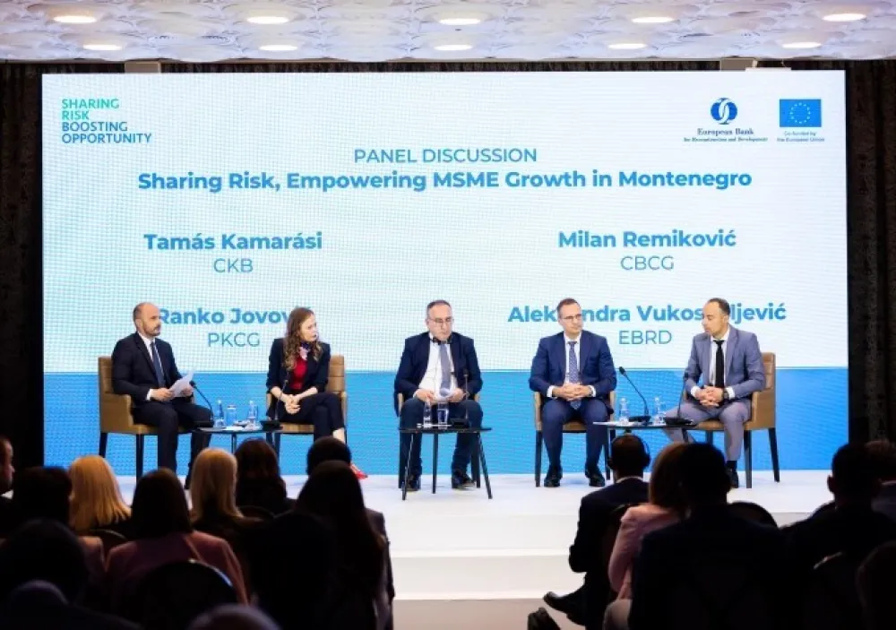 EBRD i EU pokrenule inicijativu za povećanje kreditiranja preduzeća sa ograničenim pristupom finansiranju u Crnoj Gori