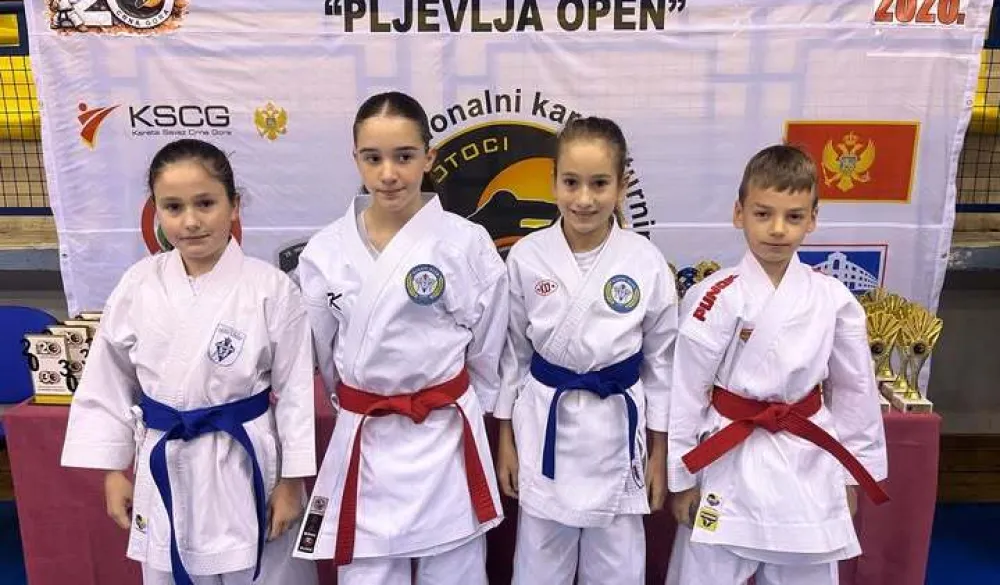 Kvartet se okitio medaljama