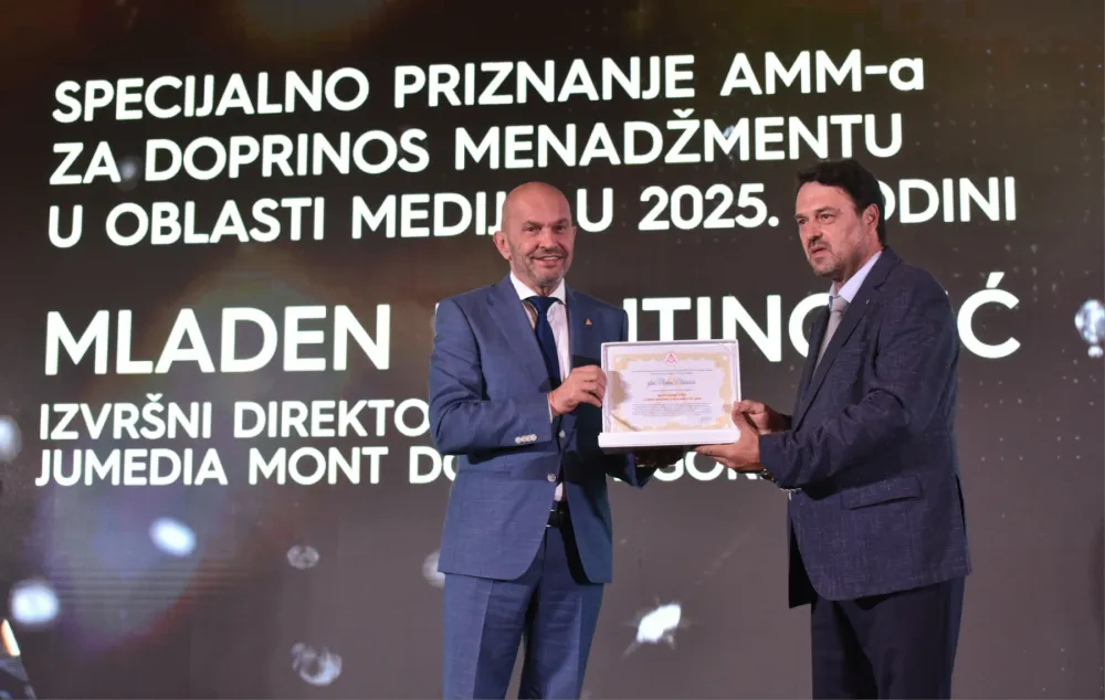 Mladen Milutinović dobio specijalno priznanje AMM-a