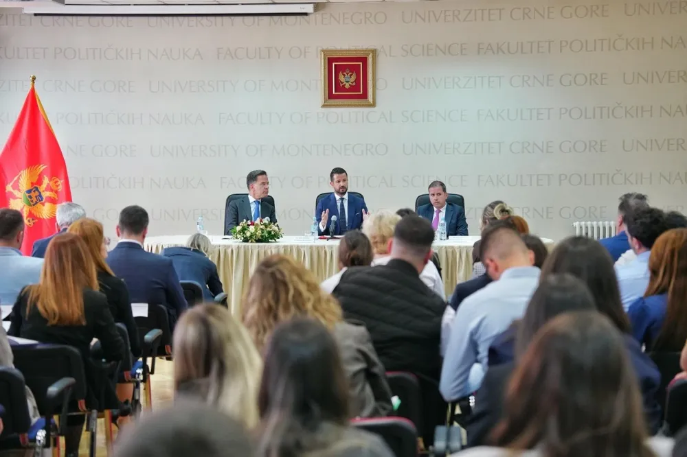 Milatović i Rute na Fakultetu političkih nauka: Bezbjednost Zapadnog Balkana je bezbjednost Evrope