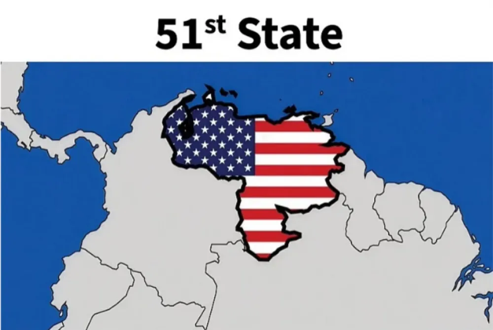 Trump objavio mapu Venecuele kao 51. američke savezne države