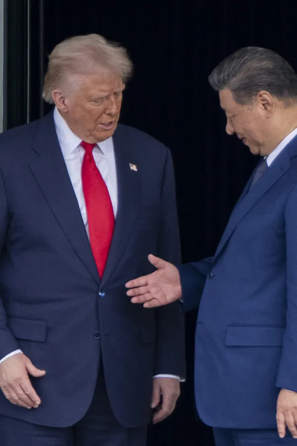 Donald Tramp i Si Đinping u oktobru 2025. godine