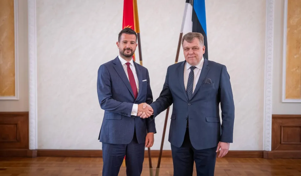 Milatović i Husar: Estonija podržava evropski put Crne Gore i ratifikaciju pristupnog ugovora