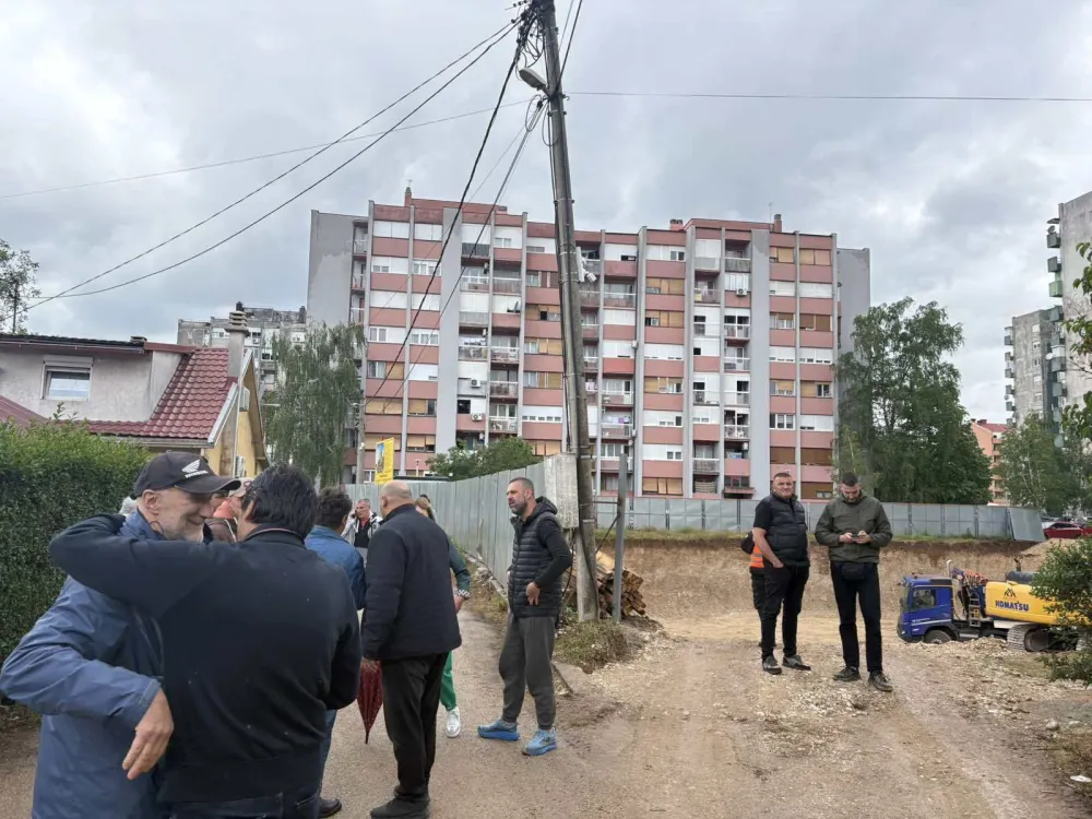 Протест дијела грађана Грудске махале