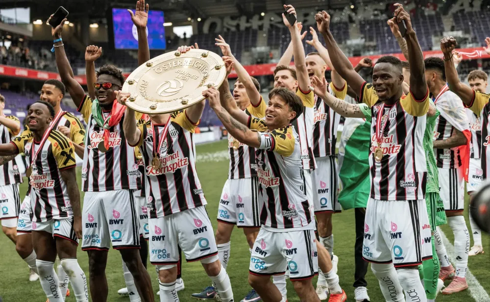 Slavlje igrača LASK-a