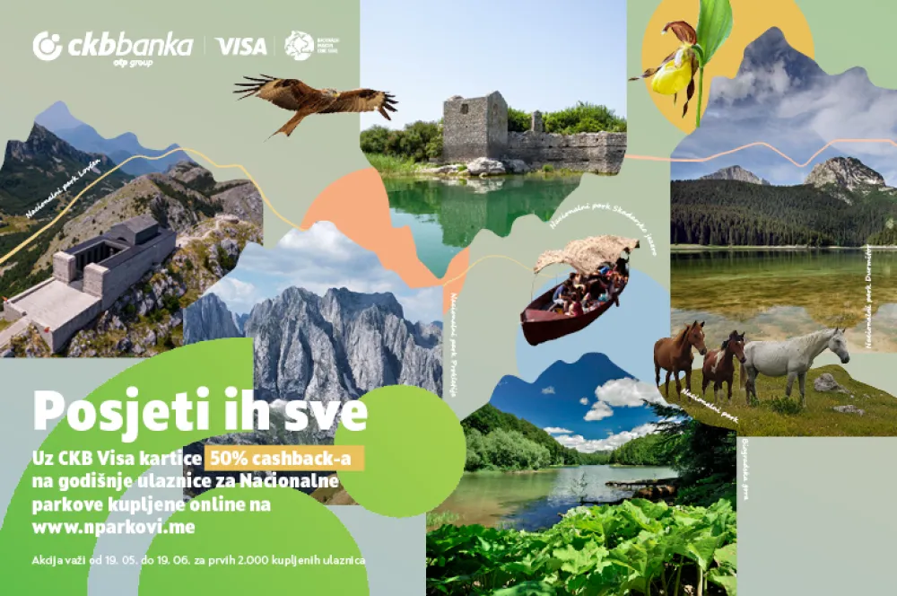 Godi&scaron;nje ulaznice uz 50% cashback-a za sve CKB kartice