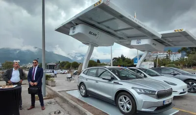 Solarna stanica za napajanje elektirčnih vozila u Baru