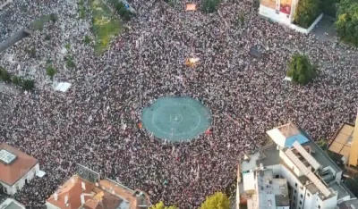 SKup Studenata u blokadi na Slaviji