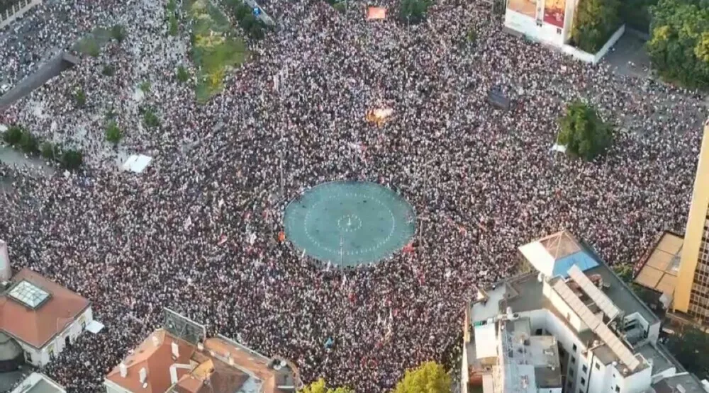 SKup Studenata u blokadi na Slaviji