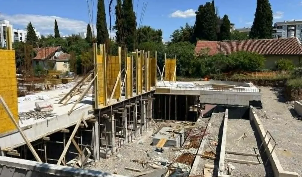 Napreduje gradnja paviljona O&Scaron; "Oktoih": Zavr&scaron;en suteren