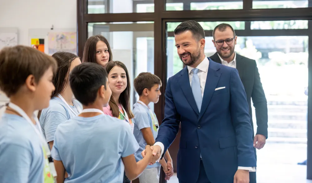 Milatović u Danilovgradu: Najljep&scaron;a zemlja je ona u kojoj se najglasnije čuje dječji smijeh