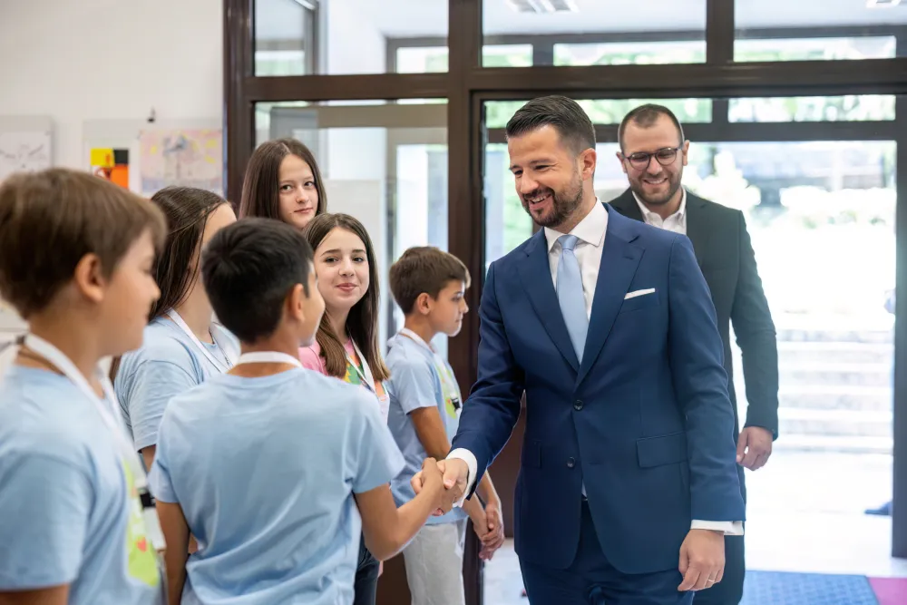 Milatović u Danilovgradu: Najljep&scaron;a zemlja je ona u kojoj se najglasnije čuje dječji smijeh