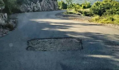 Asfalt plaćen 1,3 miliona nije izdržao ni godinu