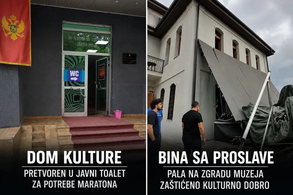 Đukić: Dom kulture u Bijelom Polju pretvoren u javni toalet