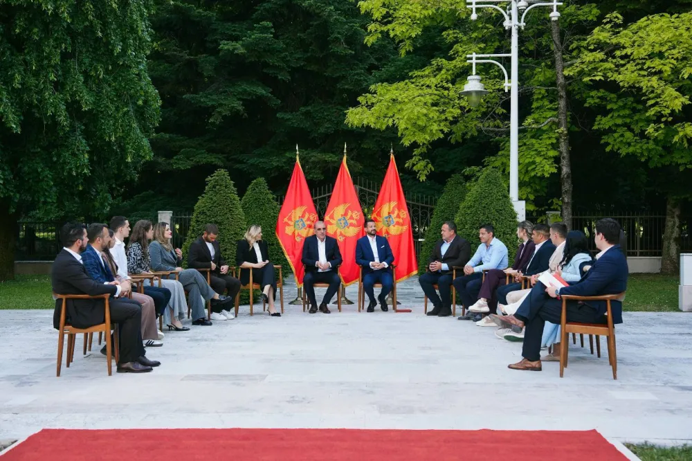 (FOTO) Milatović sportistima: Nosili ste ime Crne Gore tamo gdje stižu samo najbolji