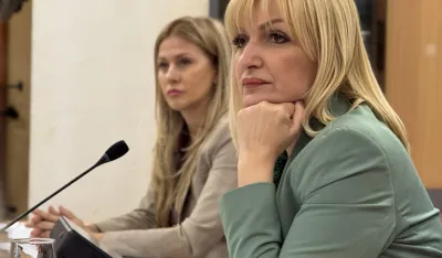Jelena Borovinić Bojović i Jelena Milić sekretarka Skup&scaron;tine Glavnog grada